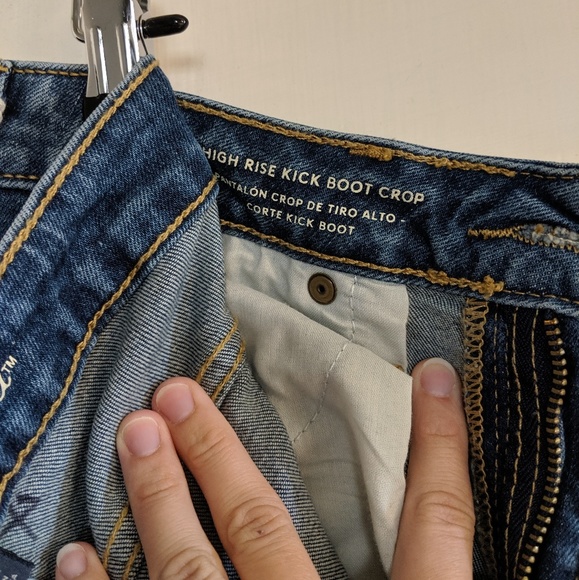 Universal Thread High Rise Kick Boot Crop Jeans - Picture 5 of 5